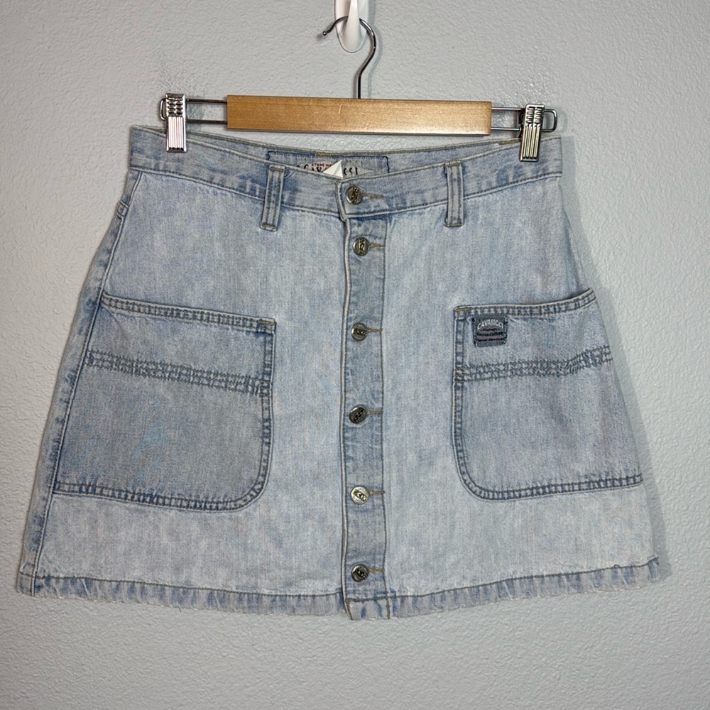 Vintage‎ 90's Z. Cavaricci Denim A-Line Skirt